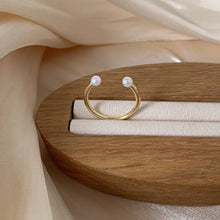 Load image into Gallery viewer, Mini Pearl Ring Jewlery, Gold and Silver Color

