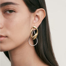 Load image into Gallery viewer, Minimalist Waterdrop Metal Bling Bling Rhinestones Dangle Earrings
