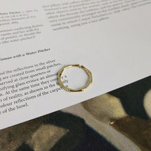 Load image into Gallery viewer, Simple Open Bamboo Stack Rings for Women
